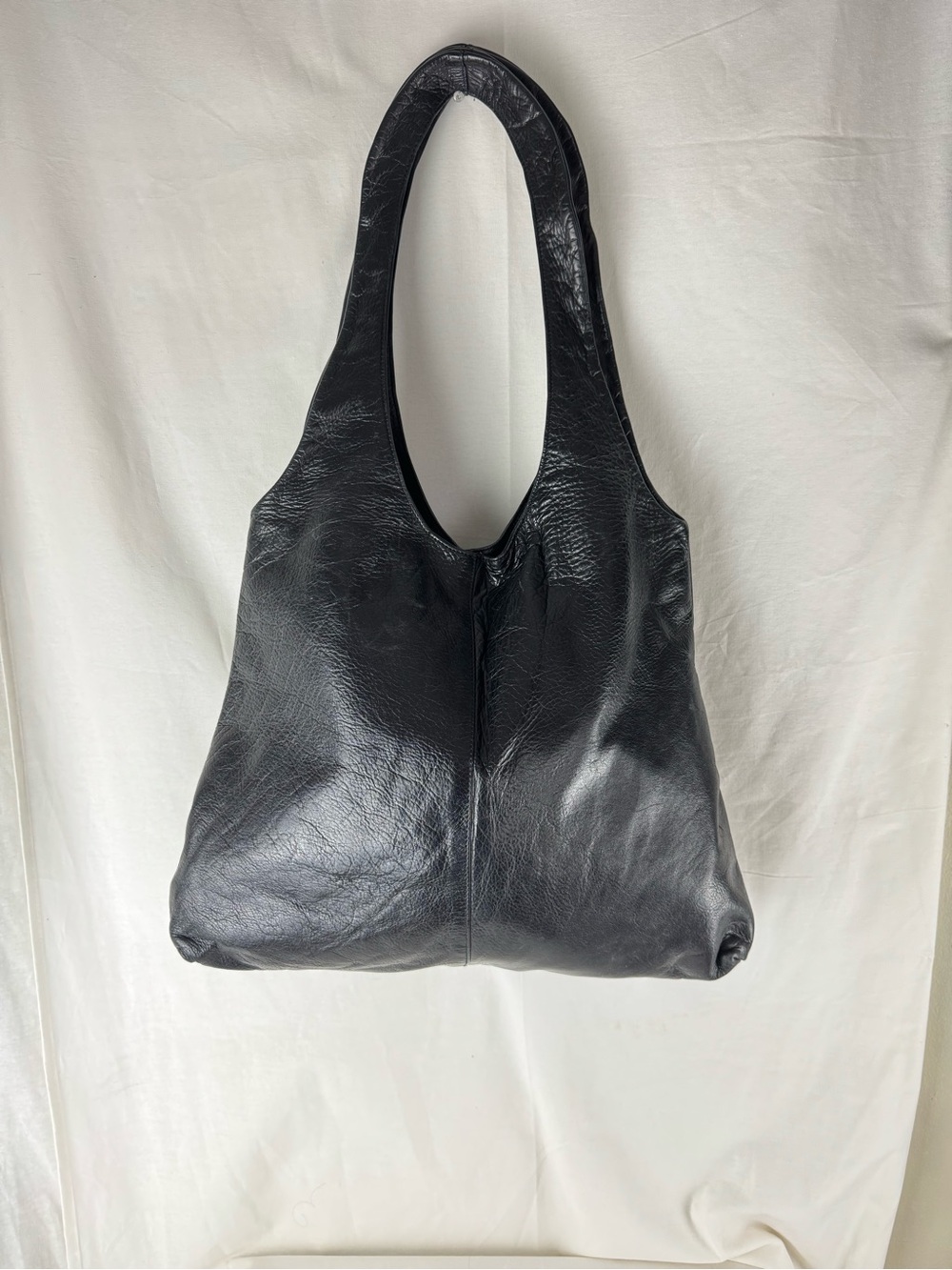 Black Genuine Leather Shoulder Bag